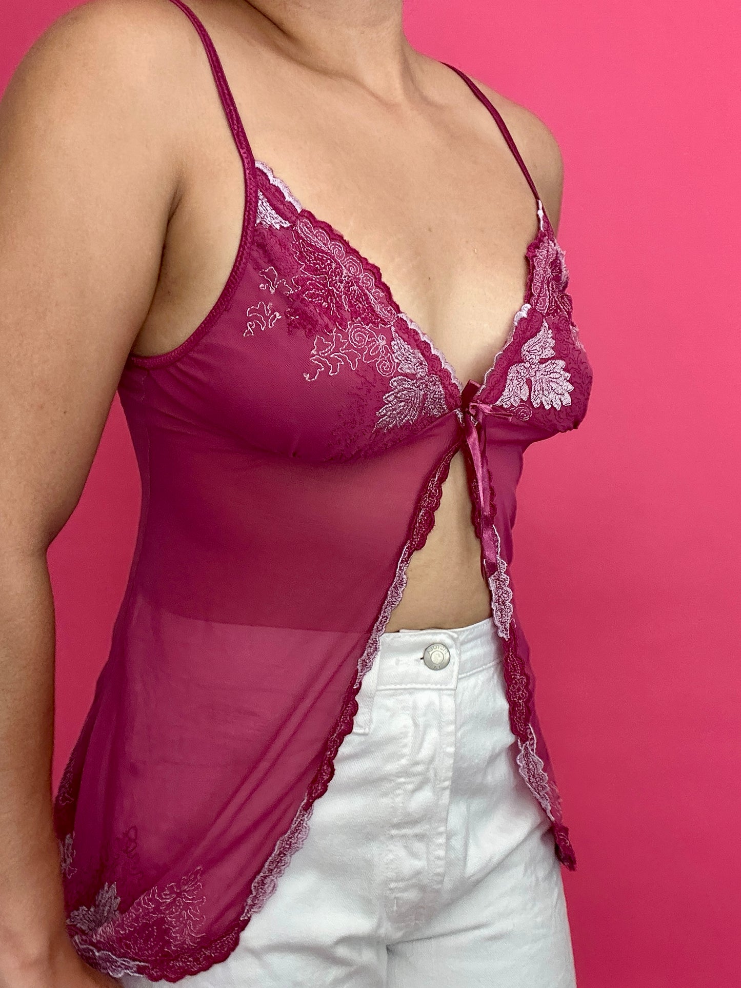 Y2K Pink Cami (M)