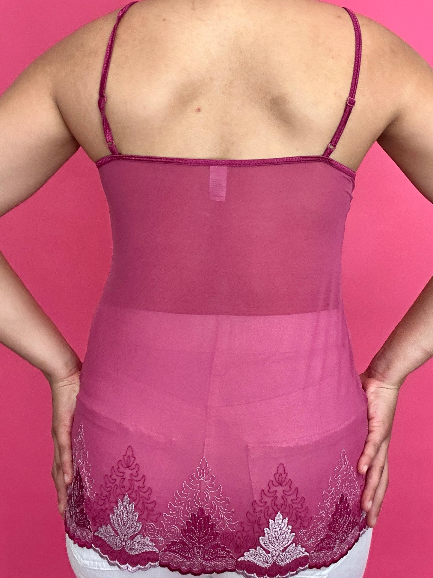 Y2K Pink Cami (M)