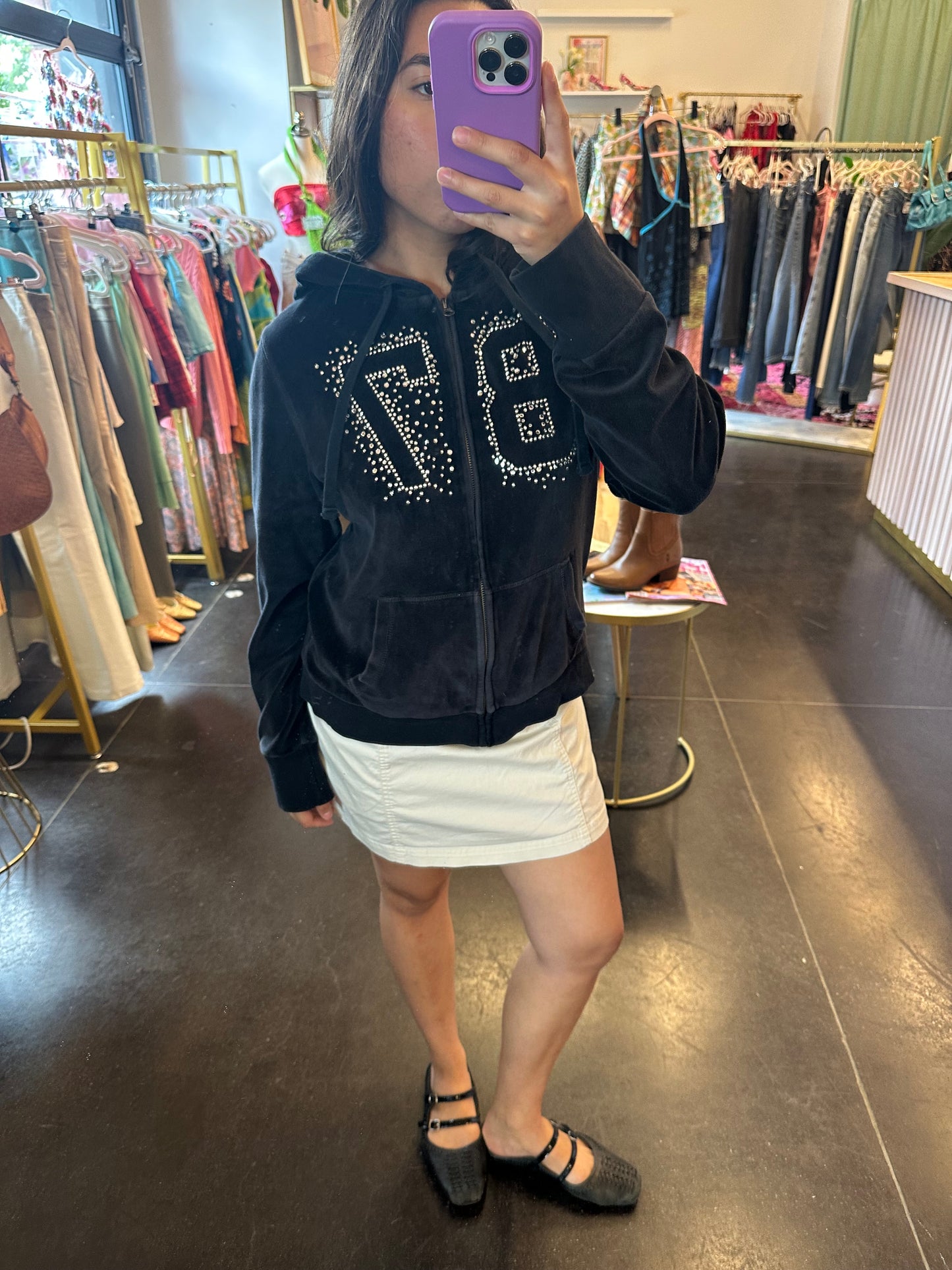 Aero Black Velour Jacket (XL)