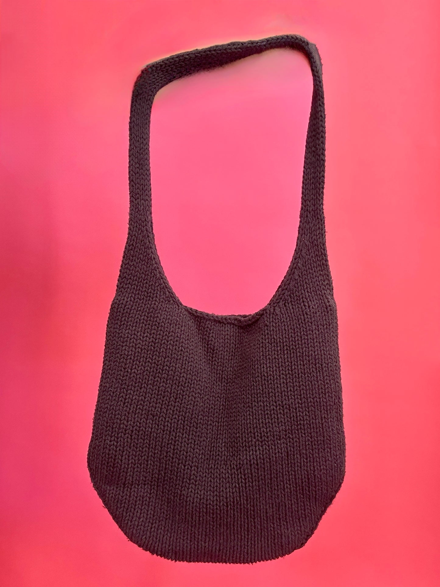 Black Knit Bag