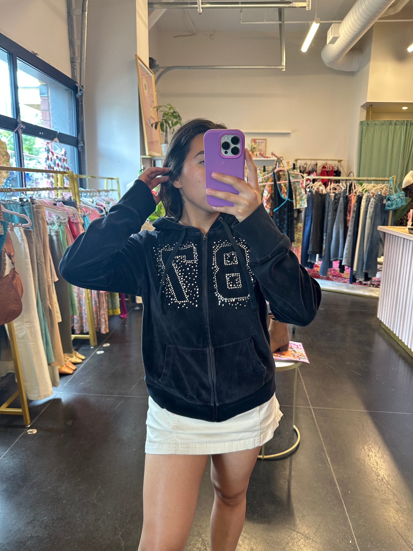 Aero Black Velour Jacket (XL)