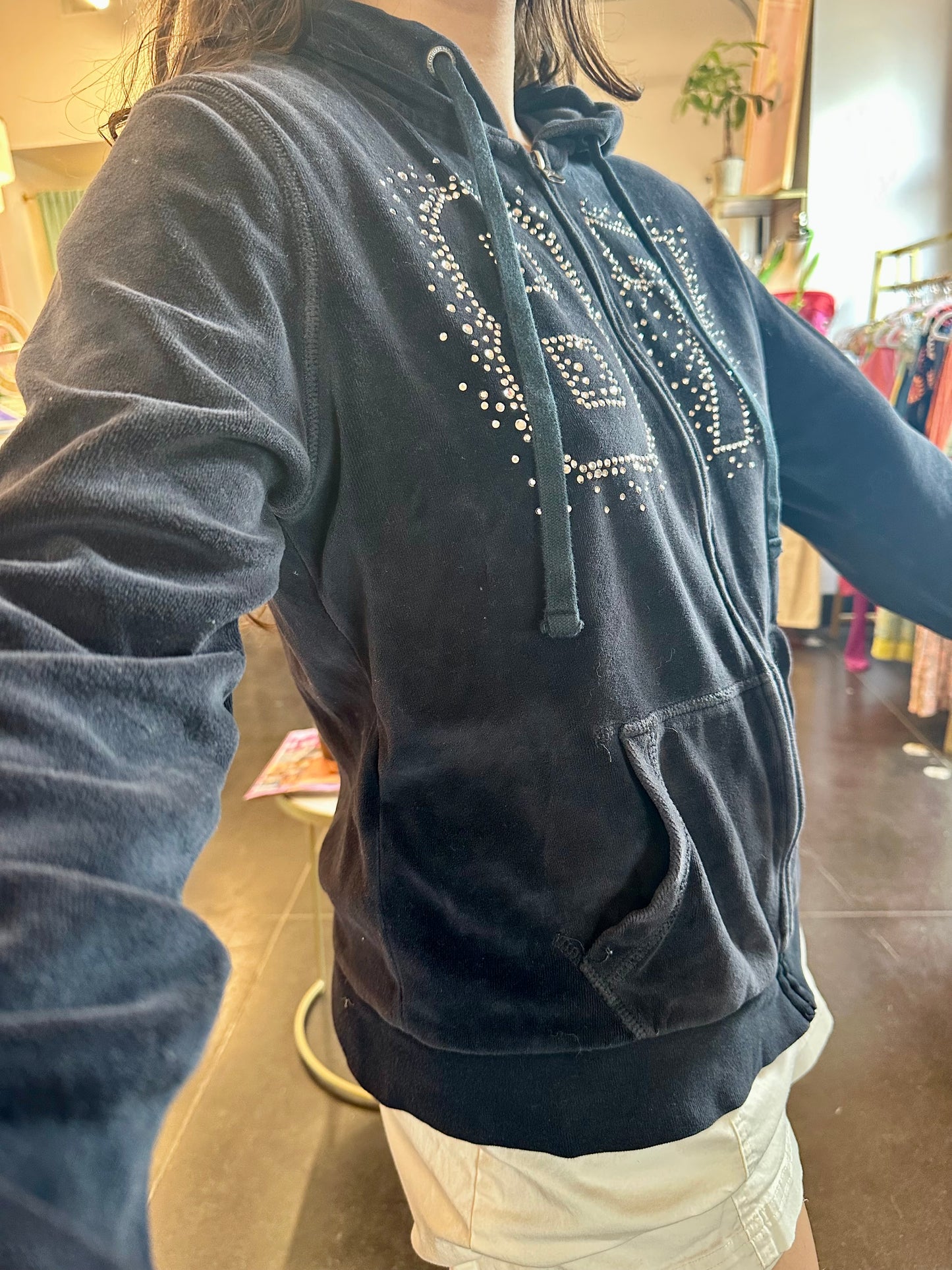 Aero Black Velour Jacket (XL)