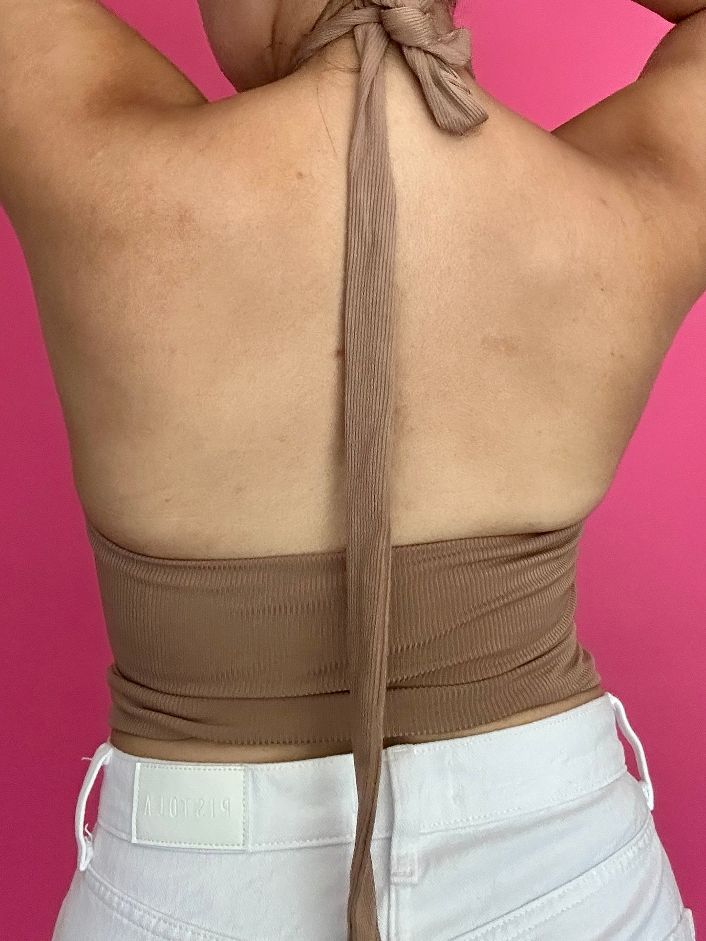 Princess Polly Brown Halter (0)