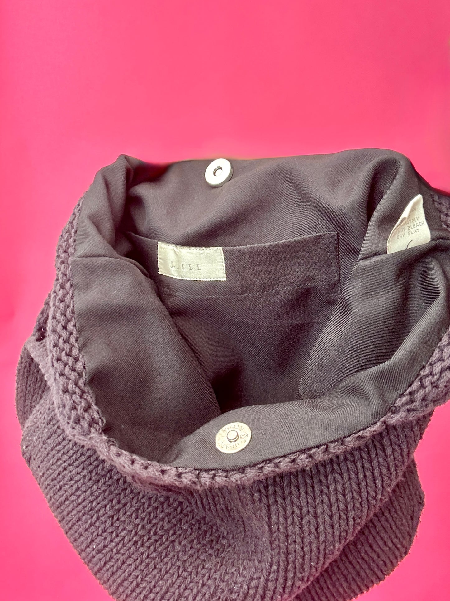 Black Knit Bag