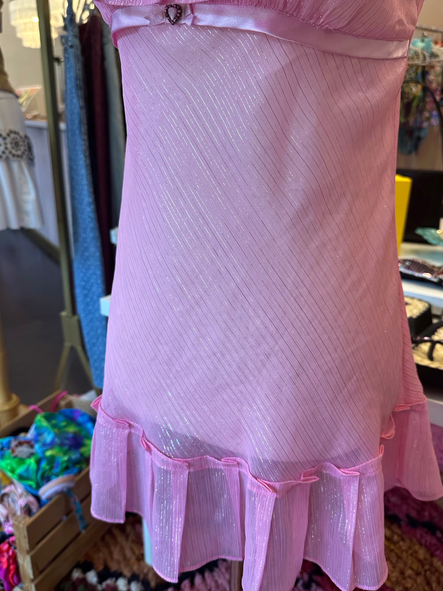 Betsey Johnson Pink Slip Dress (M)