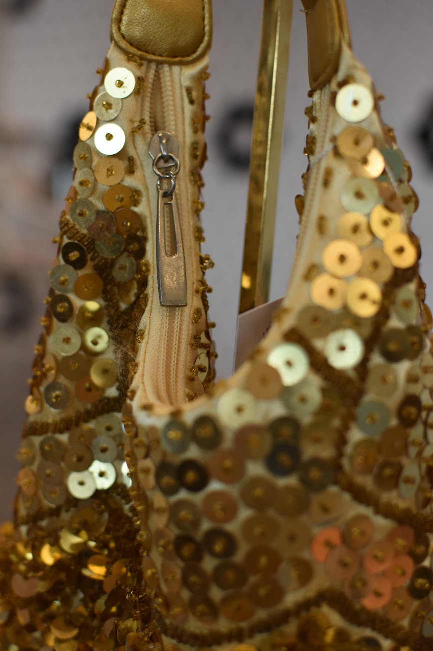 Y2K Gold Sequin Purse
