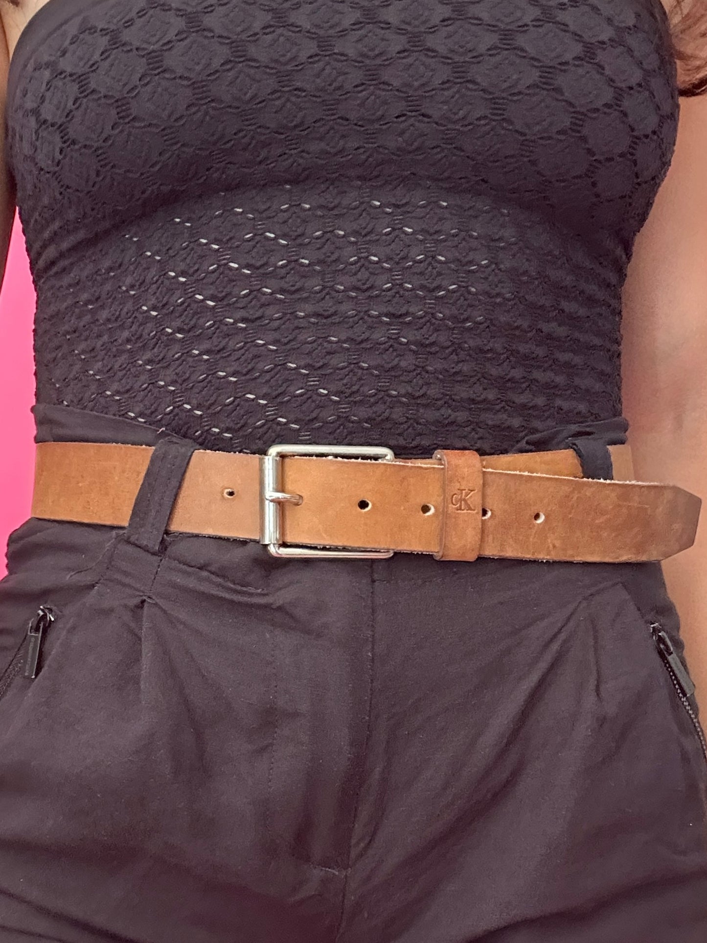 Calvin Klein Jeans Leather Belt (M)