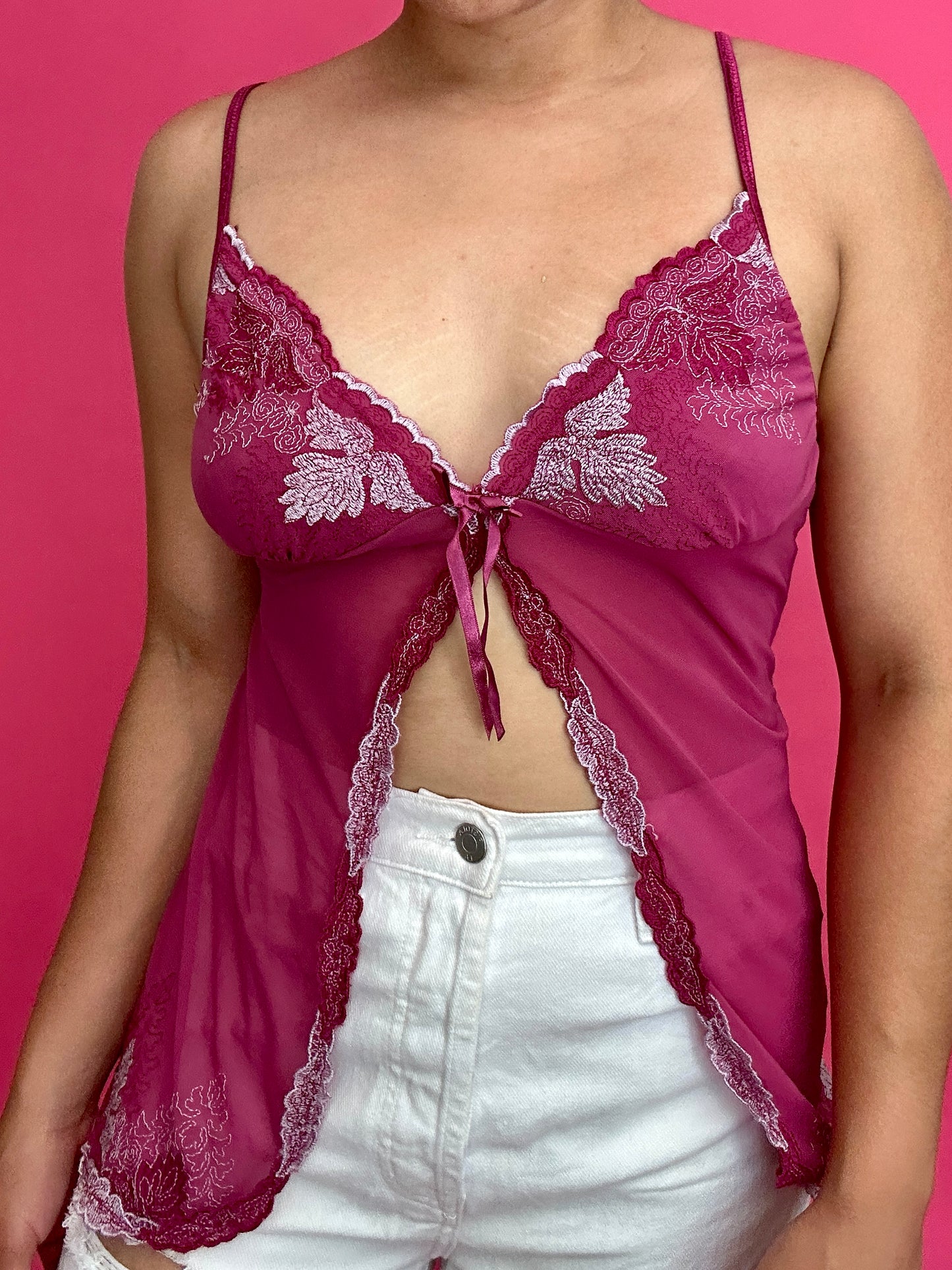 Y2K Pink Cami (M)