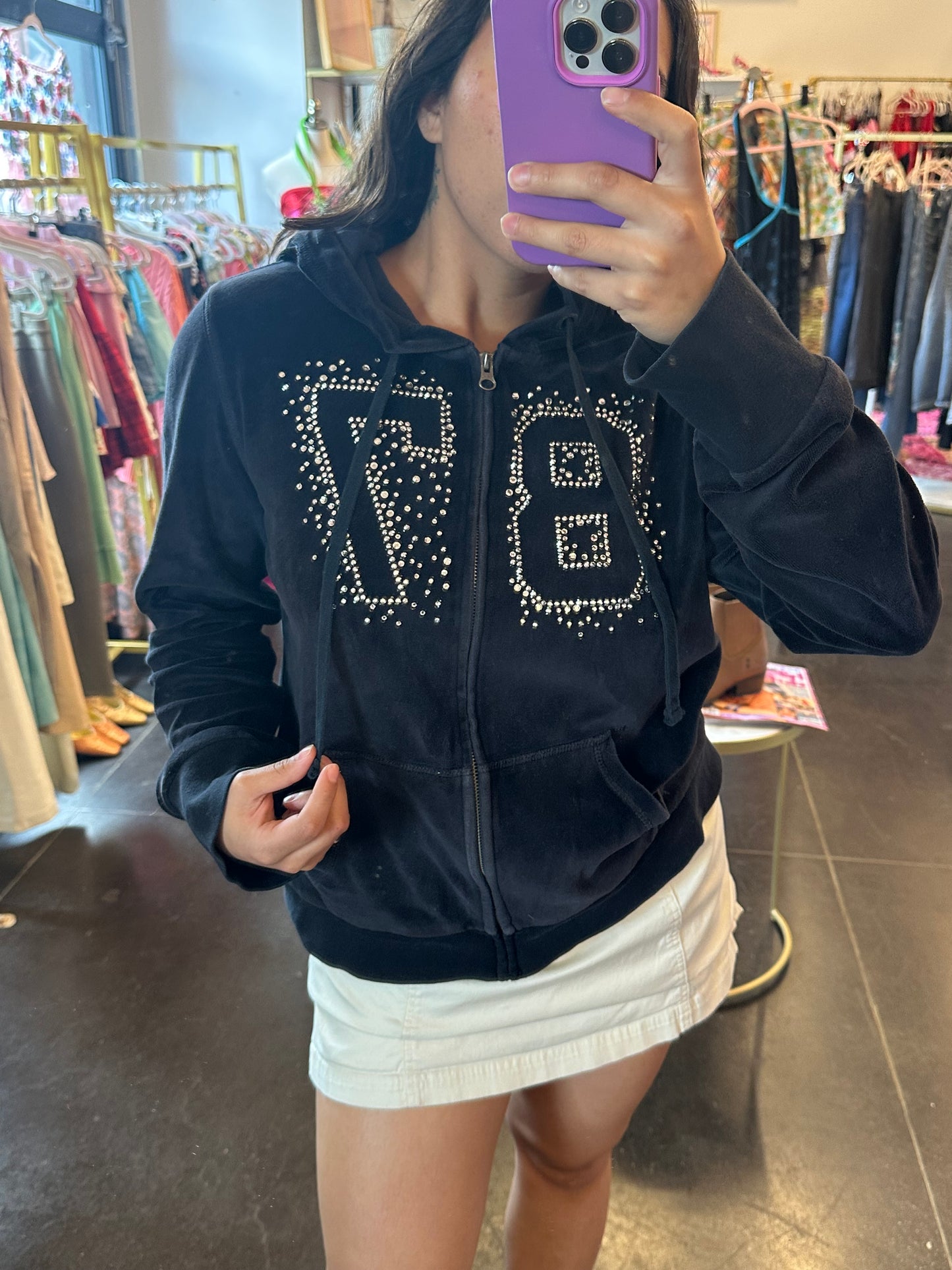 Aero Black Velour Jacket (XL)