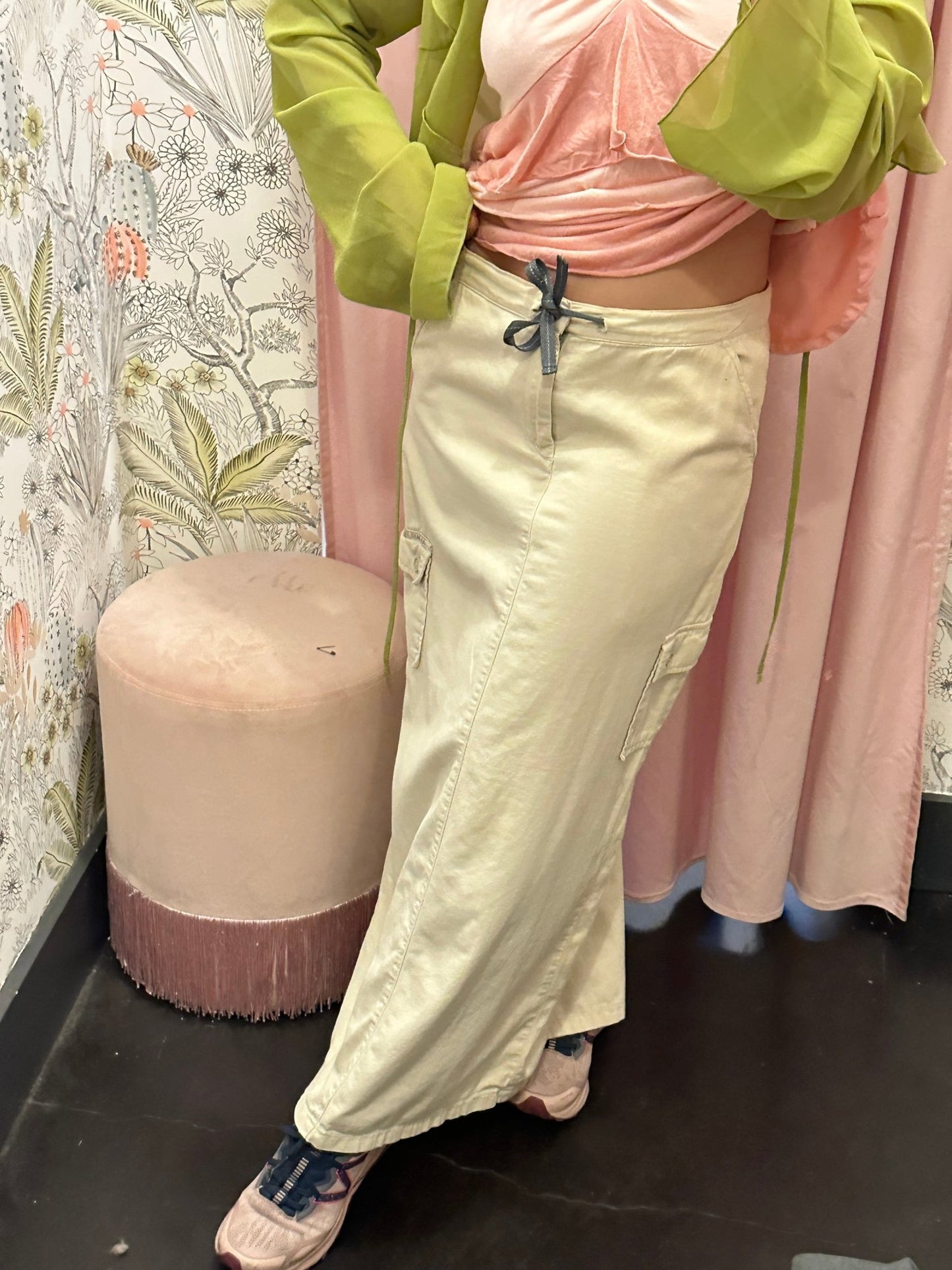 1999 Maxi Cotton Skirt (M) - Esita The Label
