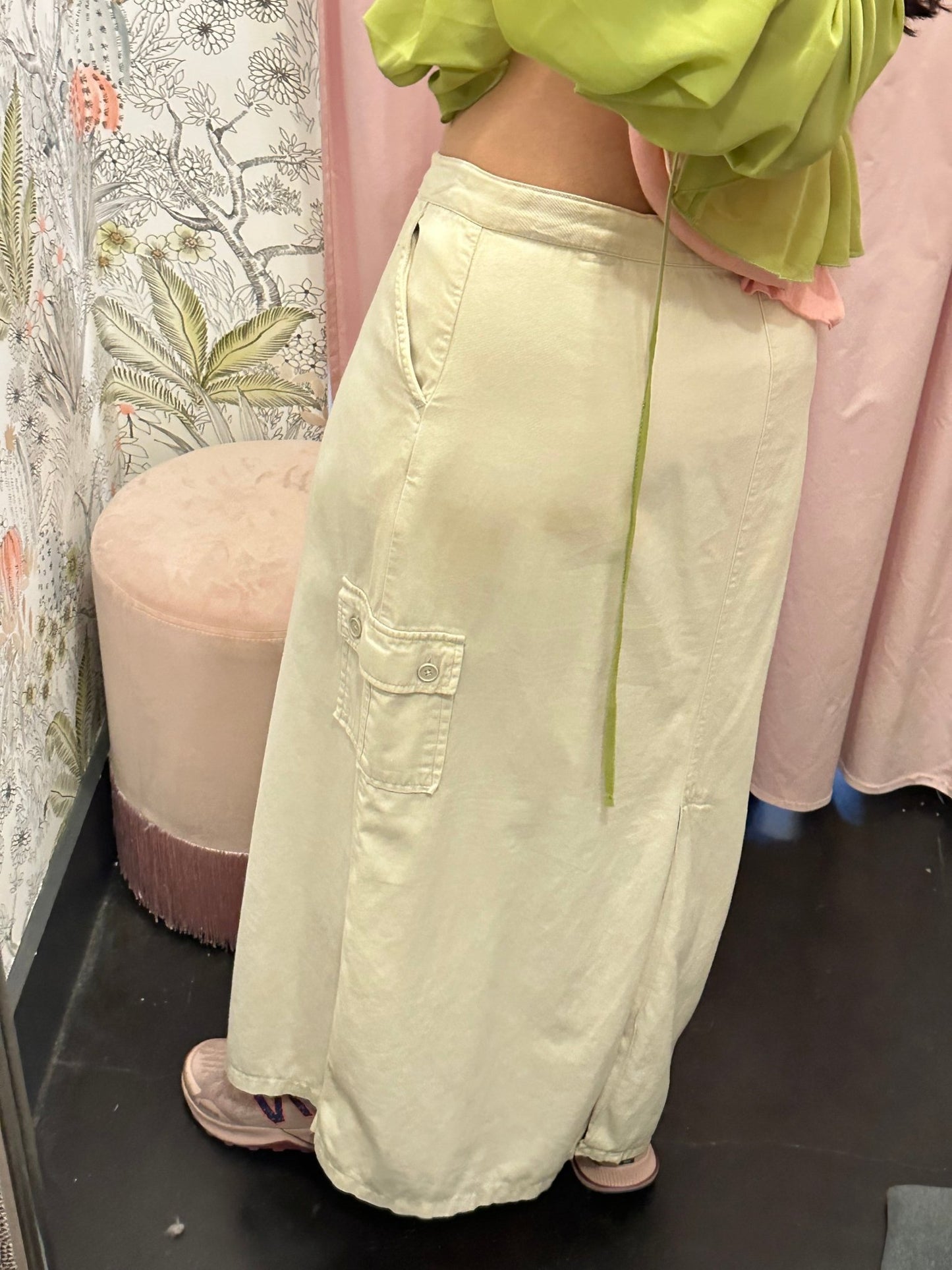 1999 Maxi Cotton Skirt (M) - Esita The Label