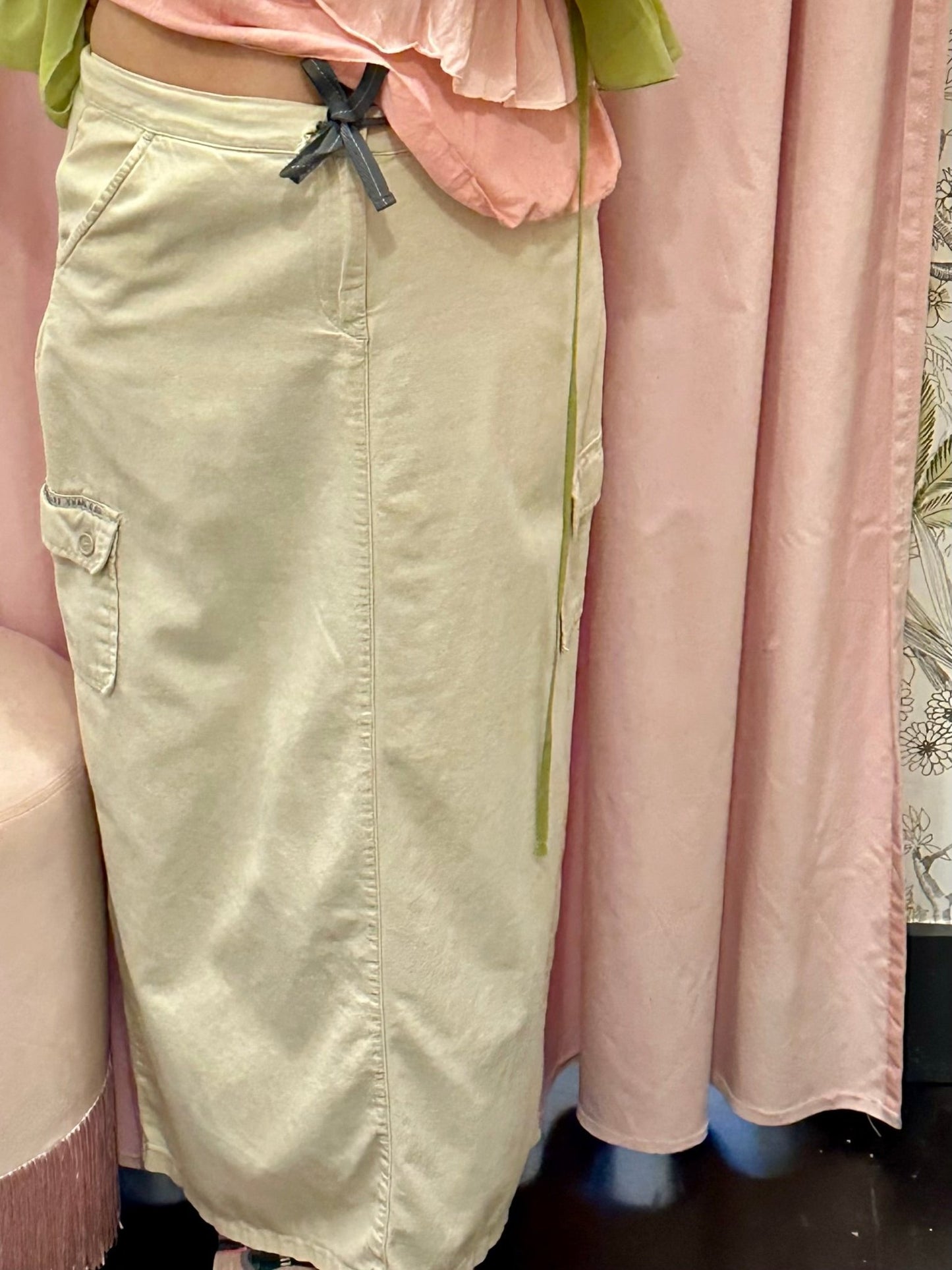 1999 Maxi Cotton Skirt (M) - Esita The Label
