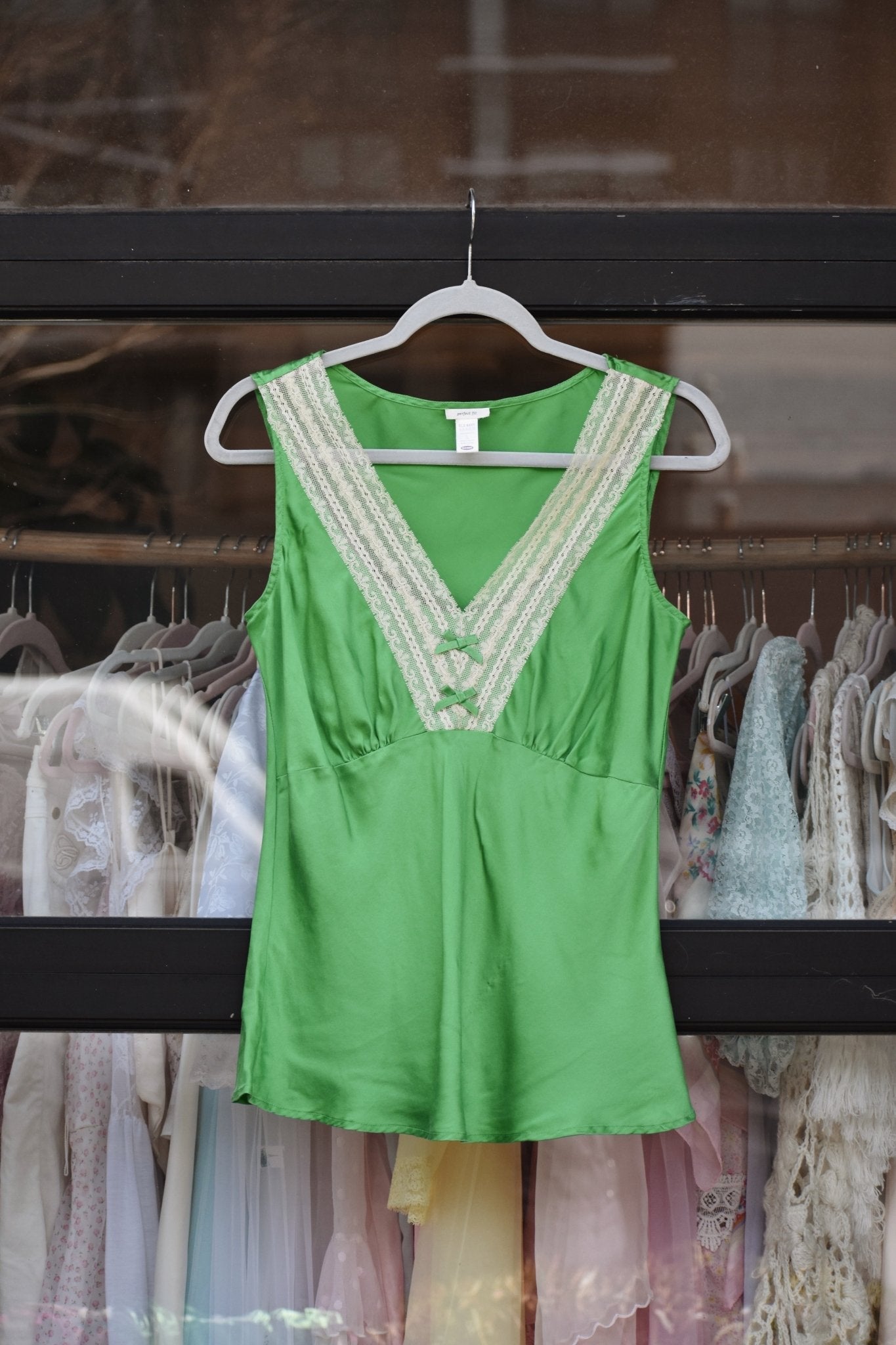 2005 Silk Green Top (L) - Esita The LabelTop