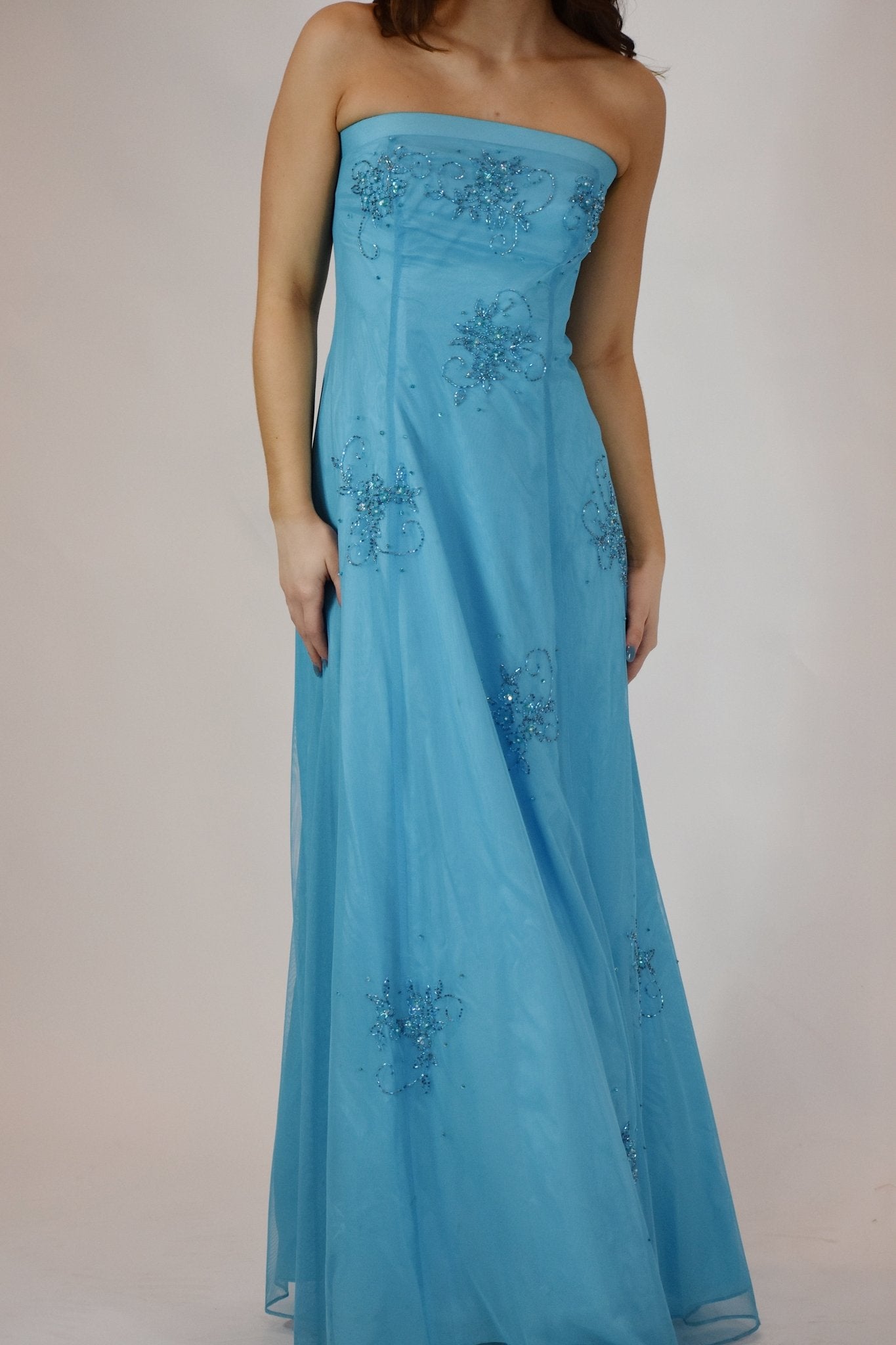 90s Blue Gown (5) - Esita The Label