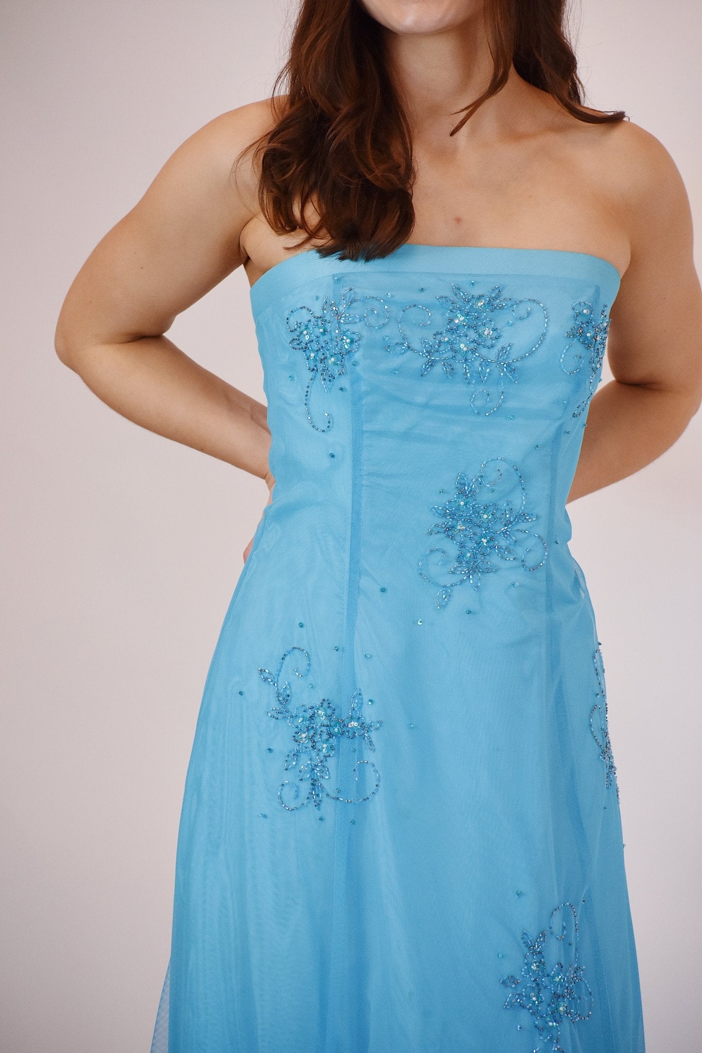 90s Blue Gown (5) - Esita The Label