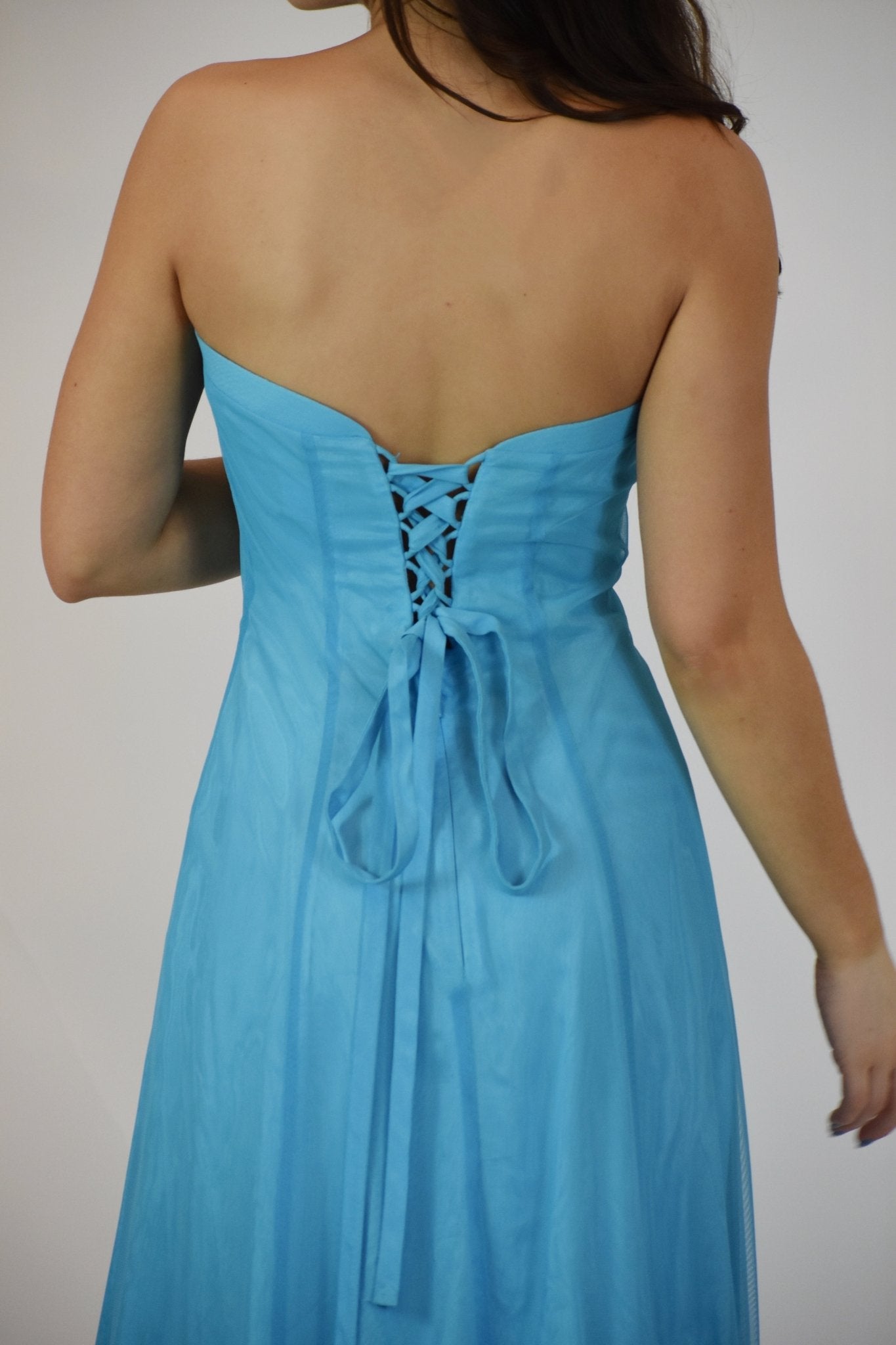 90s Blue Gown (5) - Esita The Label