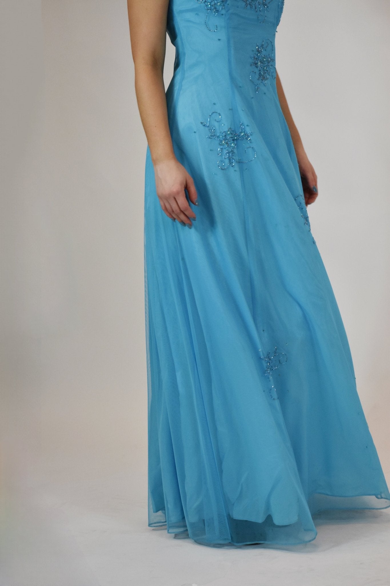 90s Blue Gown (5) - Esita The Label