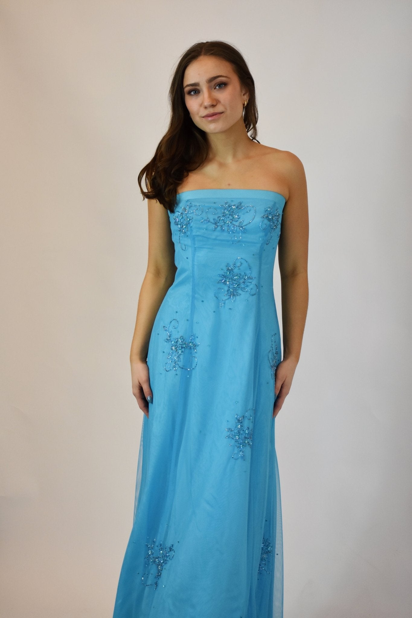 90s Blue Gown (5) - Esita The Label