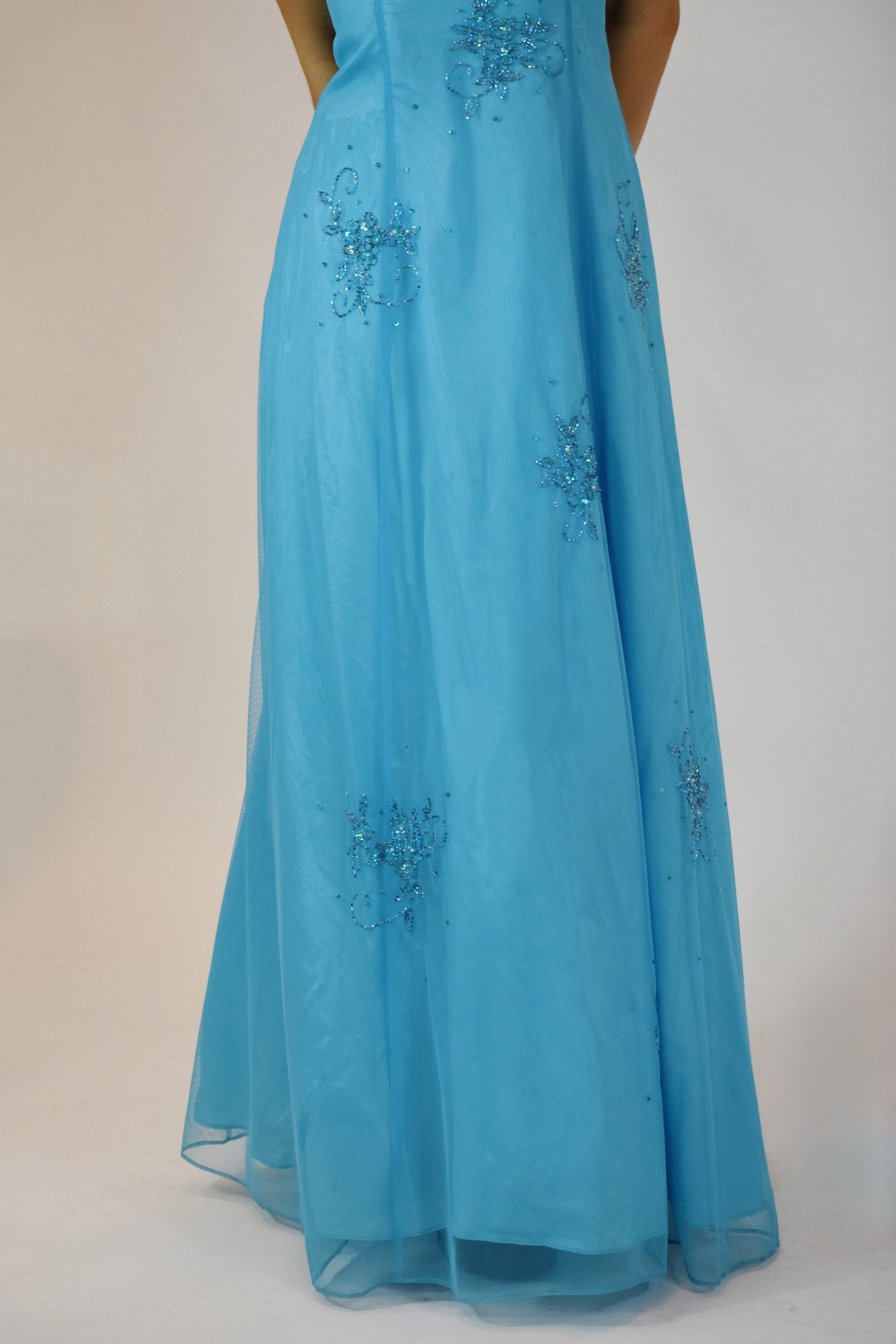 90s Blue Gown (5) - Esita The Label