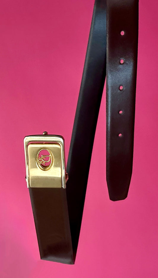 Dior Brown Belt (S/M)