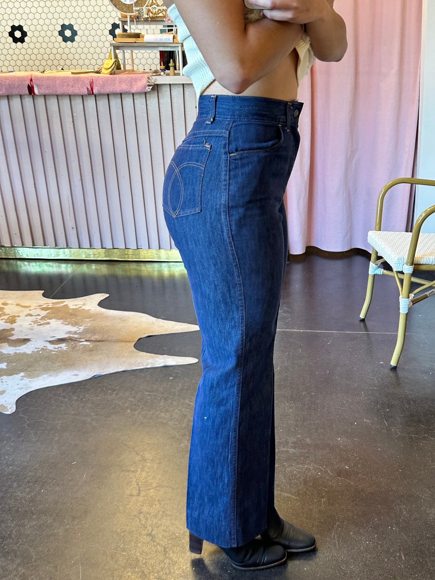 Vintage Fancy Props High Waisted Jeans