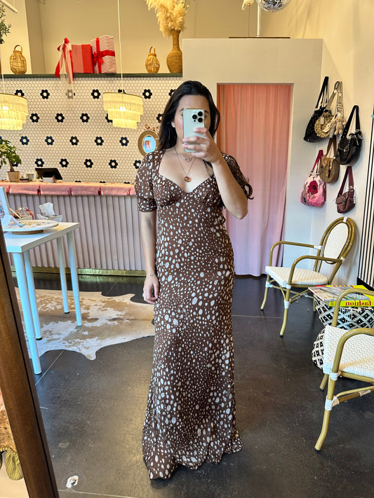 ASOS Brown Maxi Dress (6)