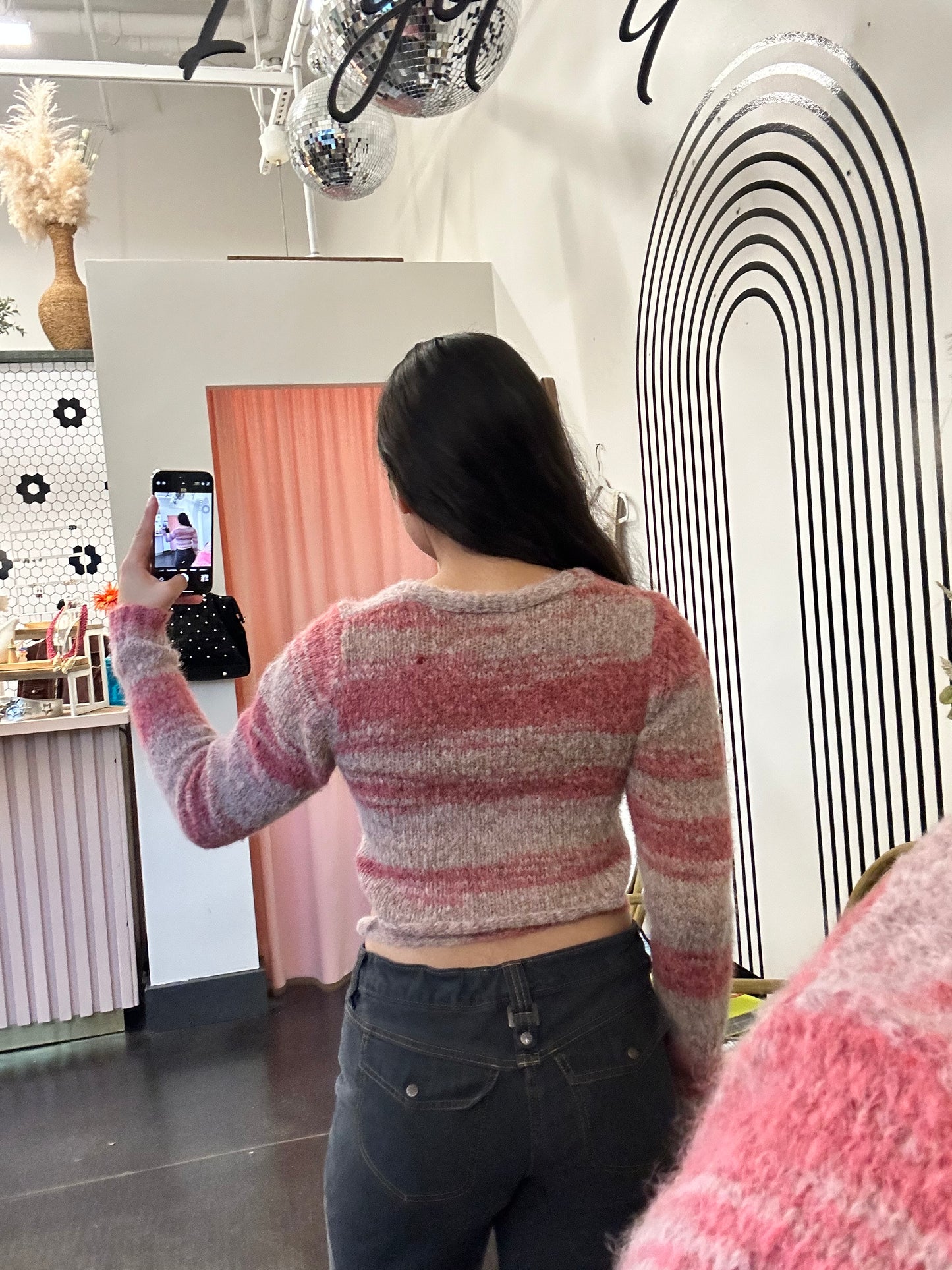 Cotton On Pink Wrap Sweater Top (S/P)