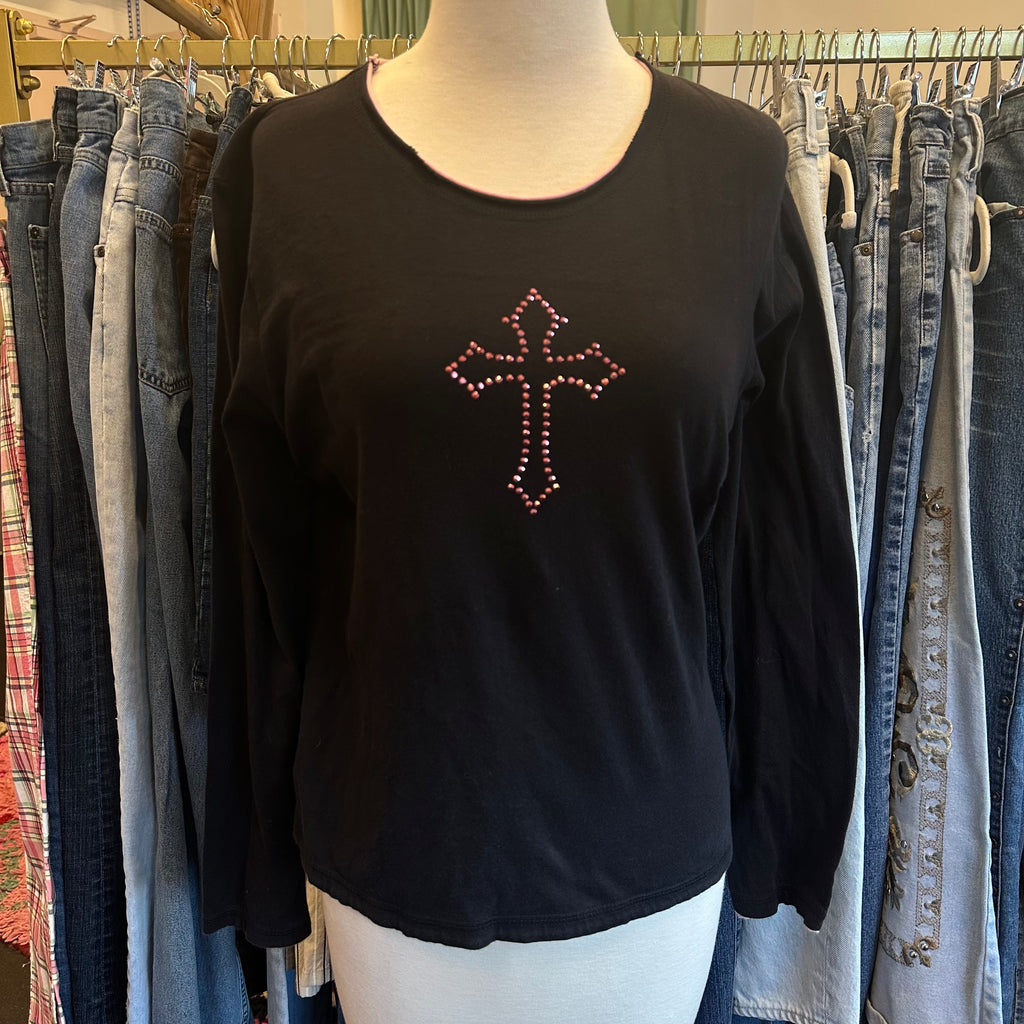 Cross Sequin Longsleeve (Large)