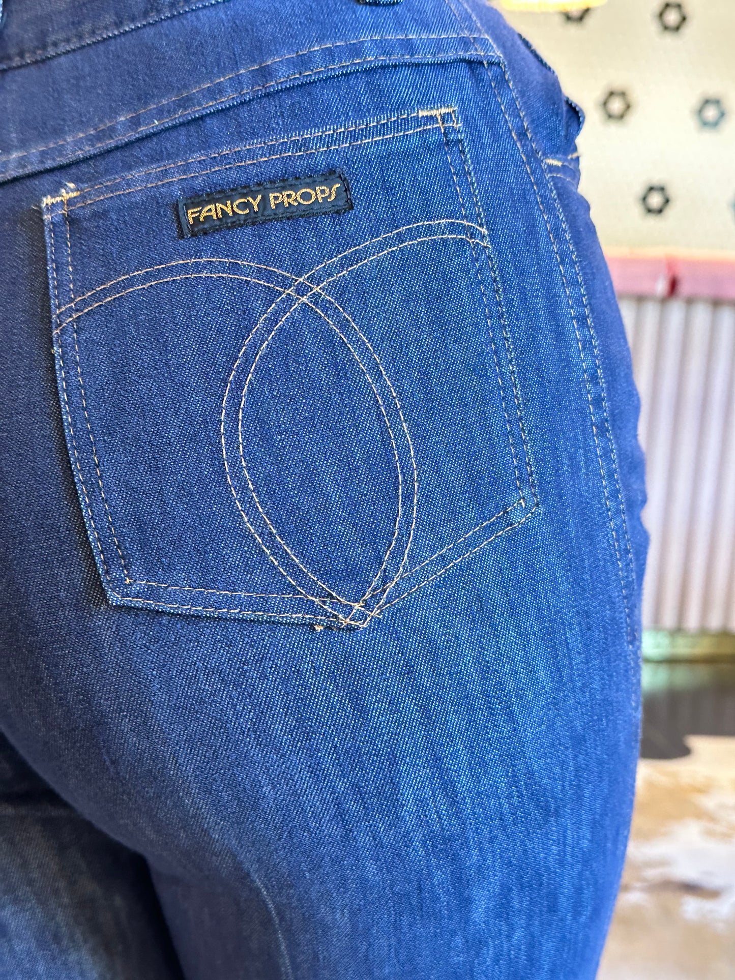 Vintage Fancy Props High Waisted Jeans