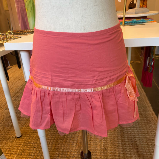 Deadstock Millenium Pink Mini Skirt (Large/30"W)