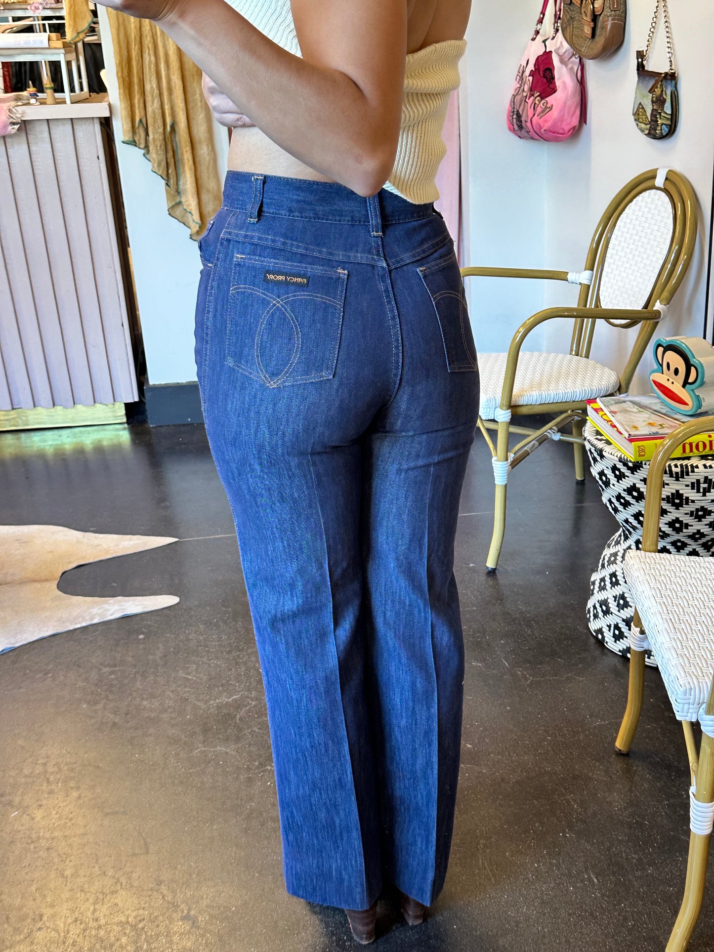 Vintage Fancy Props High Waisted Jeans