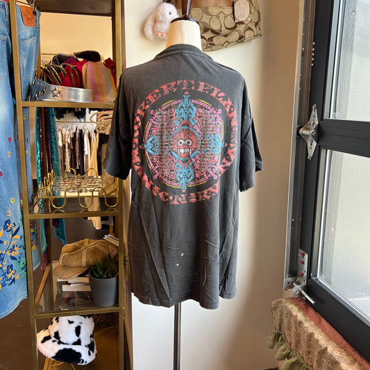 Vintage 90s Robert Plant Graphic Distressed Tee (L)