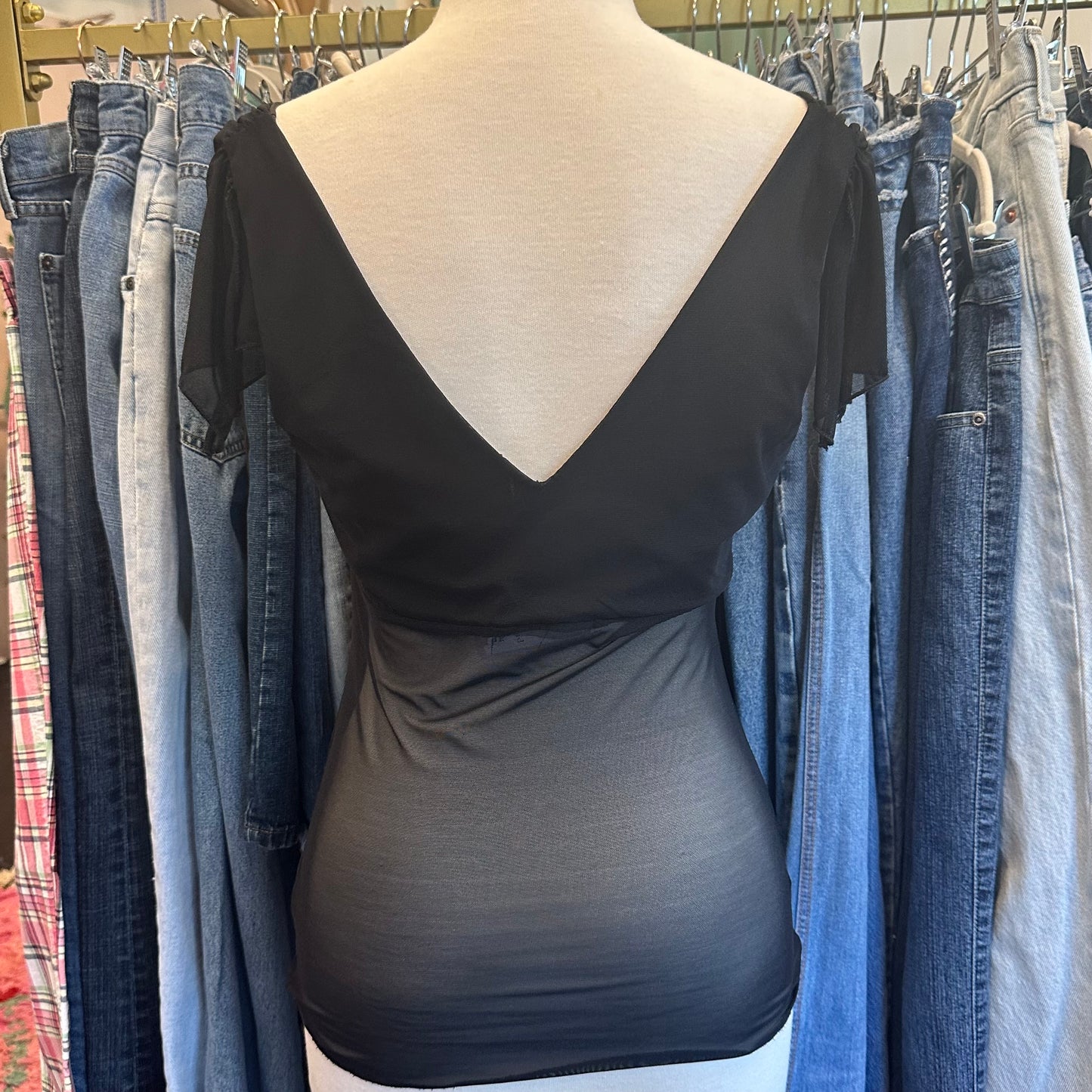 Mesh Black Top (M)
