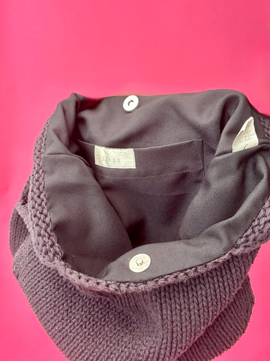 Black Knit Bag