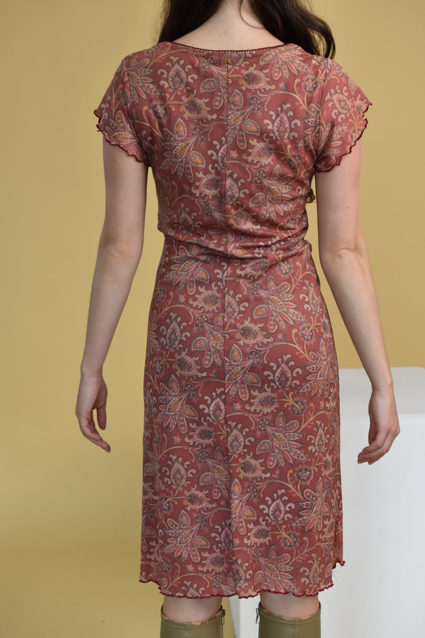 Paisley Midi Dress (S)