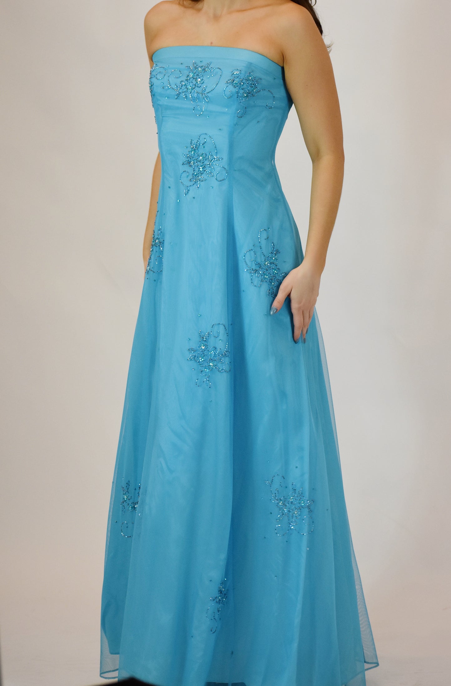 90s Blue Gown (5)