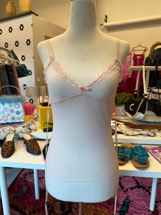 Y2K Abercrombie Mesh Cami (S)