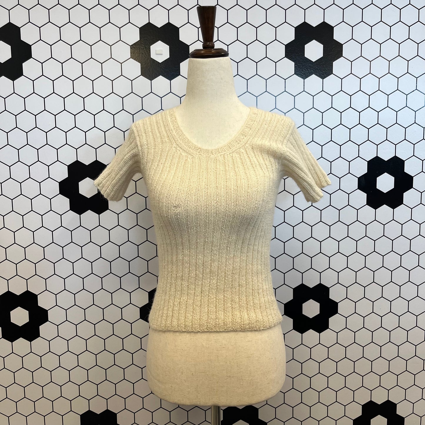 White Knit Top (XS/S)