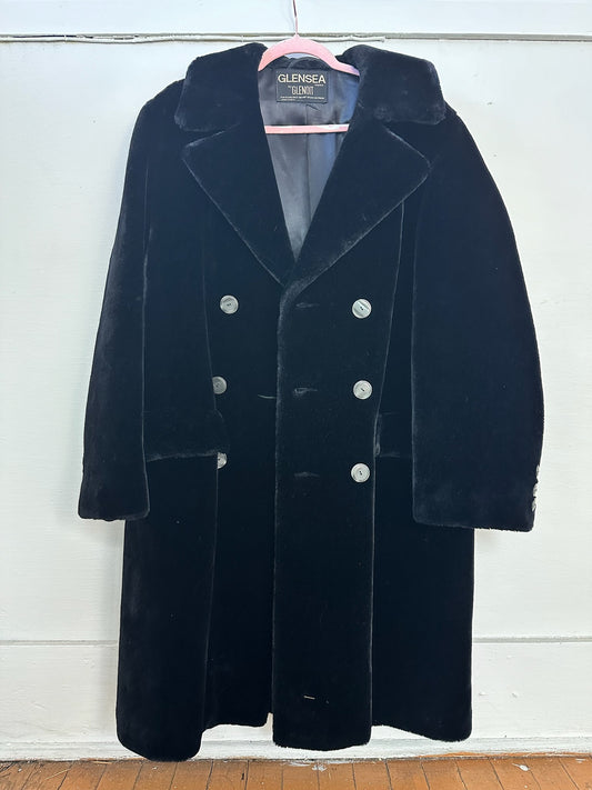 Vintage Black Fur Coat