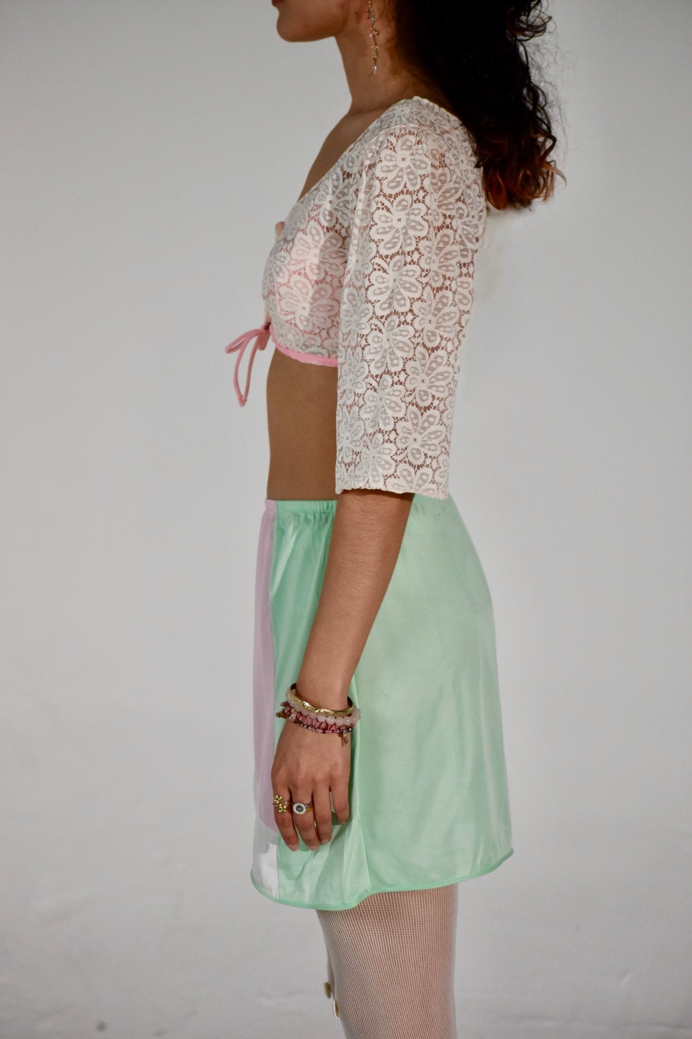 1960s Pink Lace Bolero (M) - Esita The Label