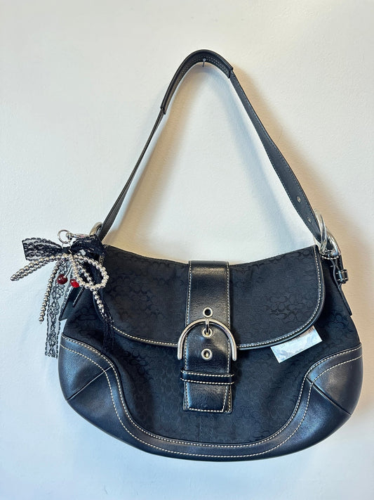 2000s Black Monogram Coach Purse - Esita The Label