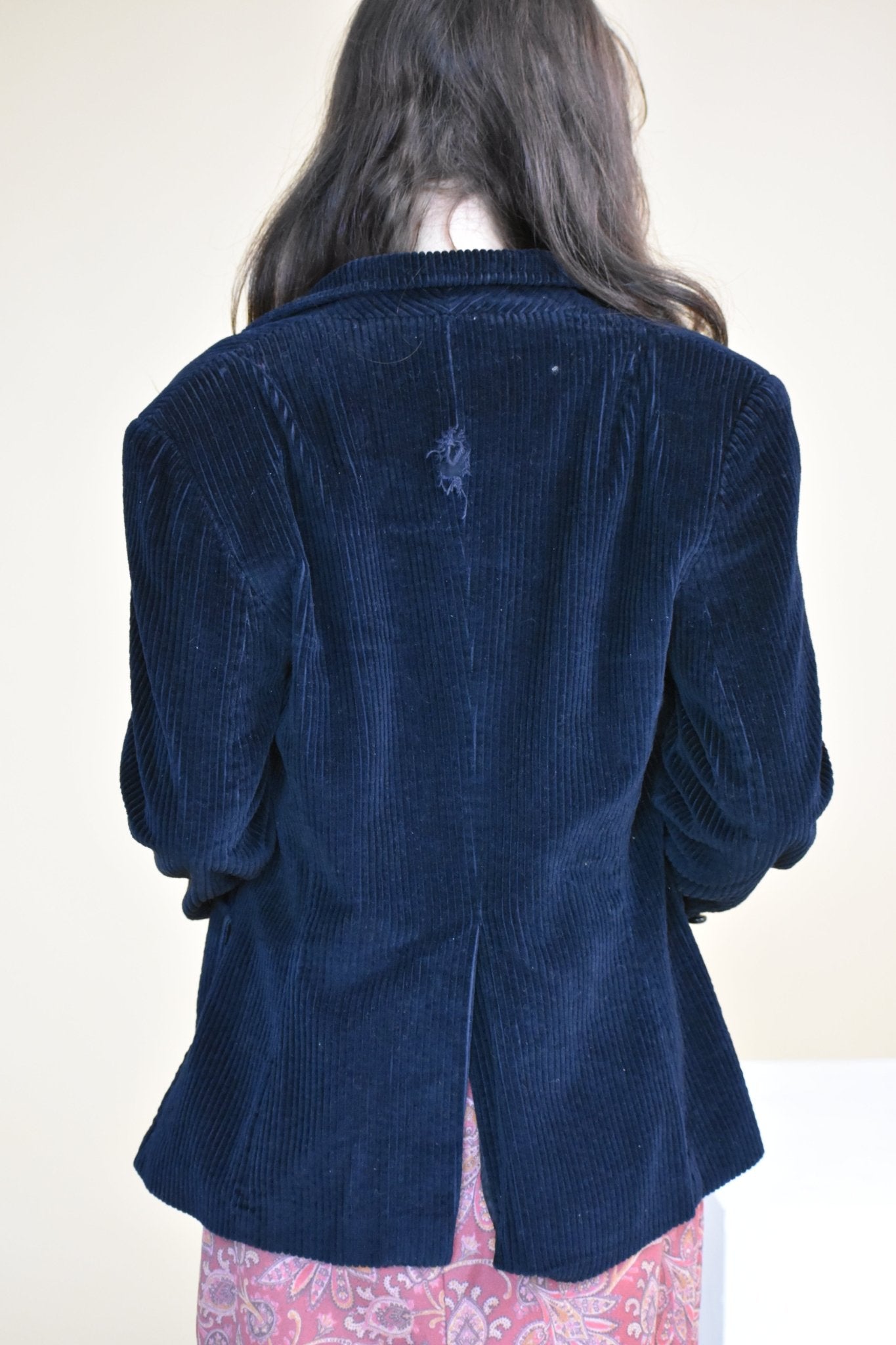 80s Black Corduroy Jacket (L) - Esita The Label