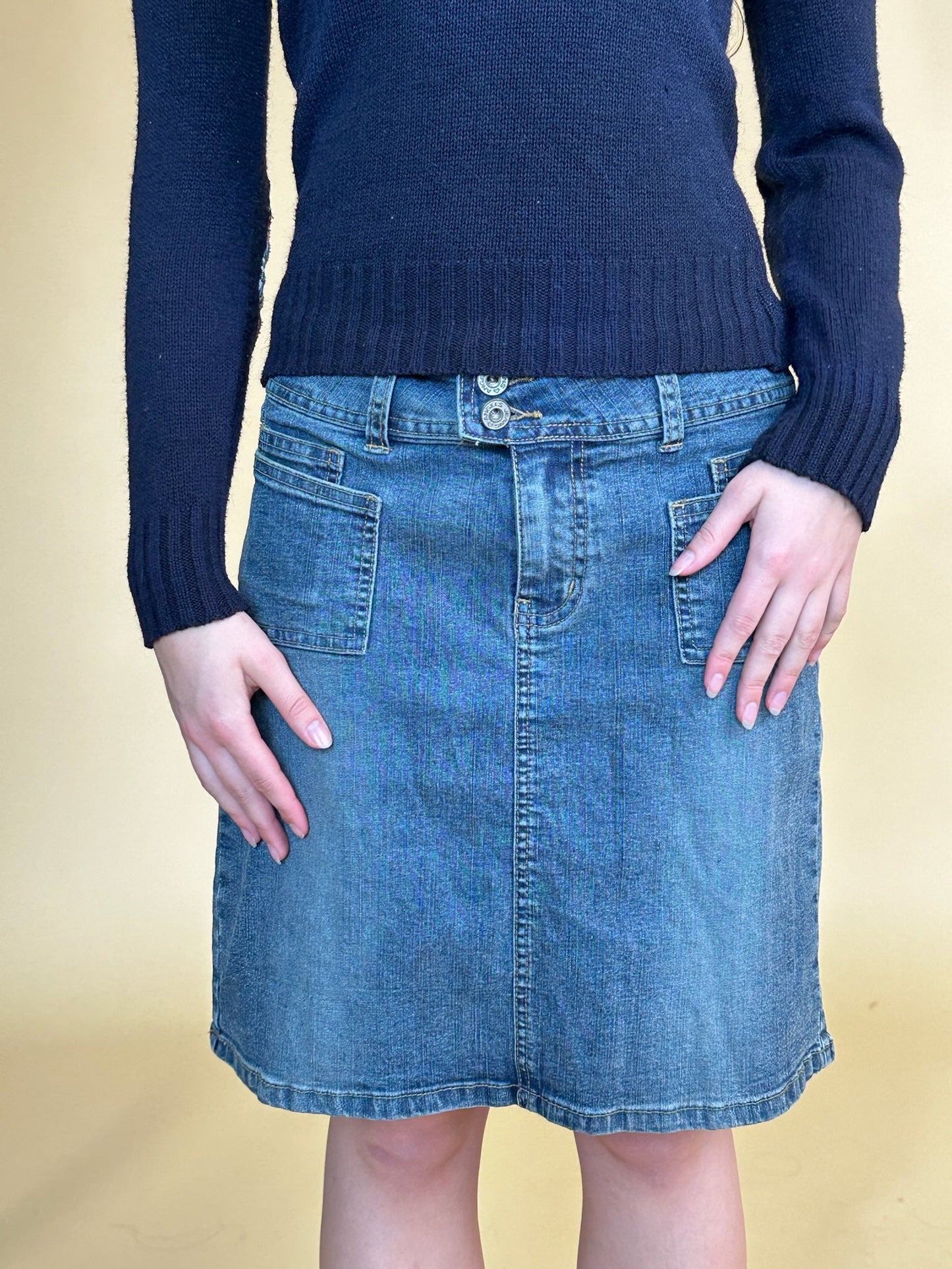 Denim Skirt (32"W) - Esita The Label