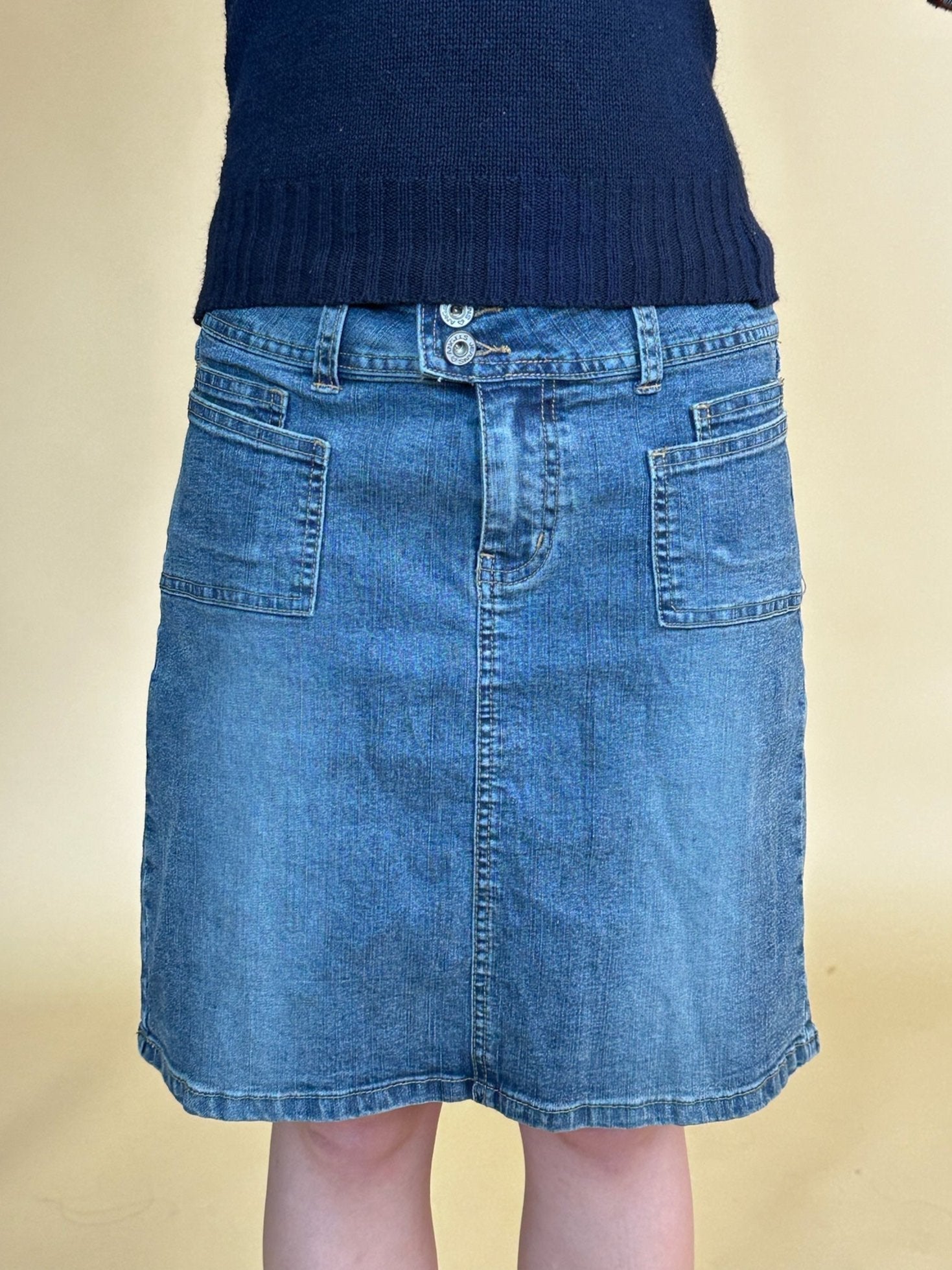 Denim Skirt (32"W) - Esita The Label