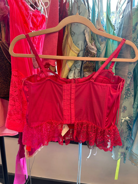 Pink Lace Corset (L) - Esita The Label