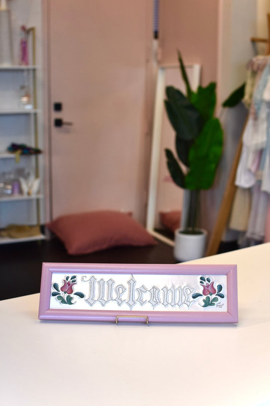 Vintage Welcome Sign - Esita The Label