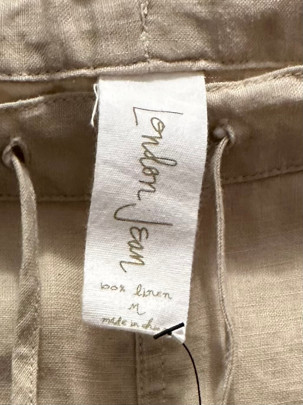 Y2K Linen Mini Skirt (M) - Esita The Label