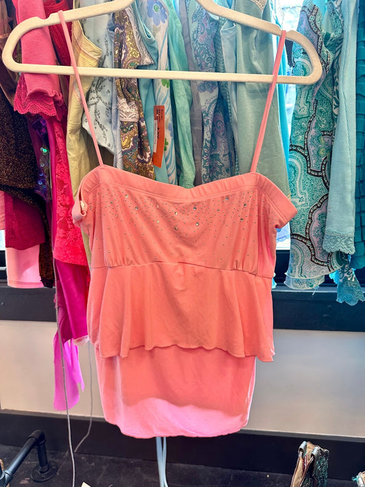 Y2K Pink Sequin Top - Esita The Label